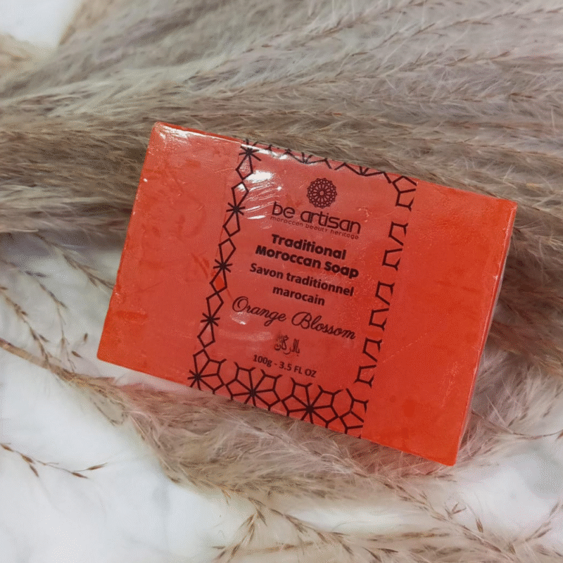 Savon Artisanal à la Fleur d’Oranger – Apaisant et Éclat Naturel 100g