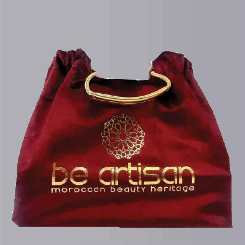 Sac Velours Artisanal – Rouge