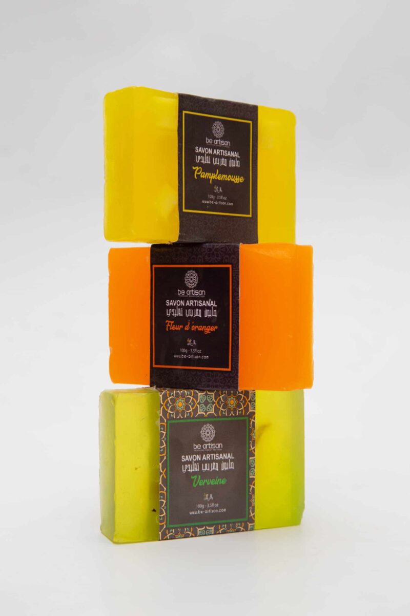 Savon Artisanal à l'Huile d'Argan & Glycérine Végétale - Savon Naturel Maroc
