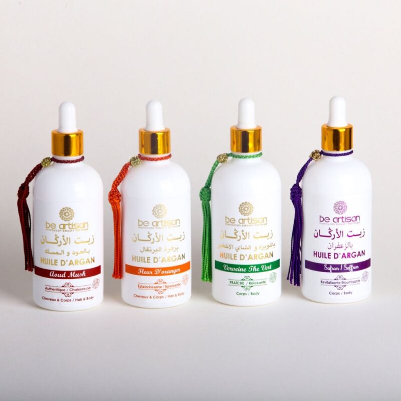 Huile d’Argan Aromatisée avec la Fleur d'oranger – Soin Bio du Maroc – Image 2