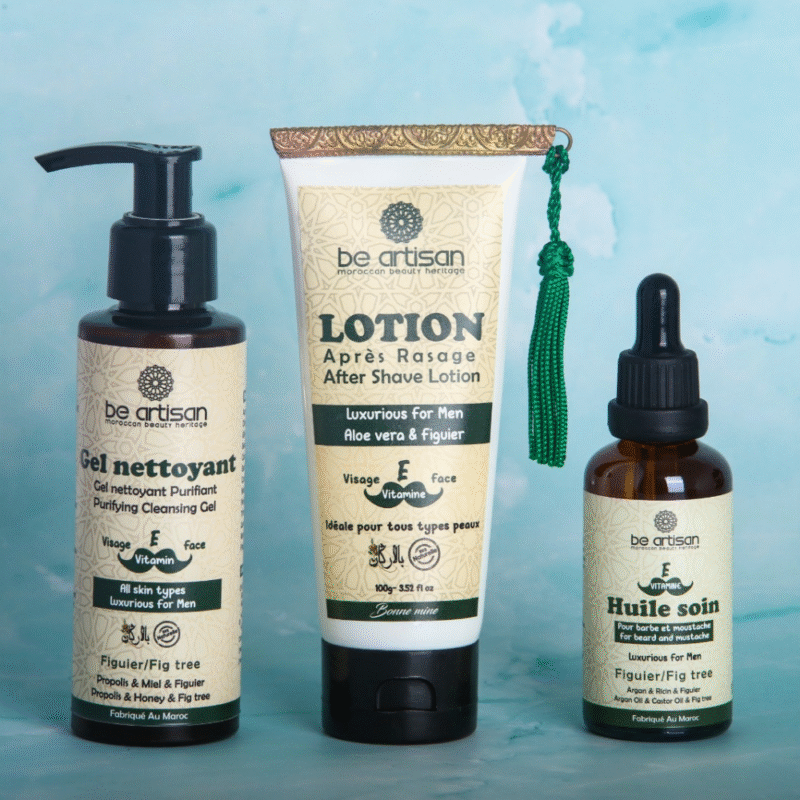 Coffret Homme Après-Rasage à la Vitamine E – Soin Apaisant & Hydratant