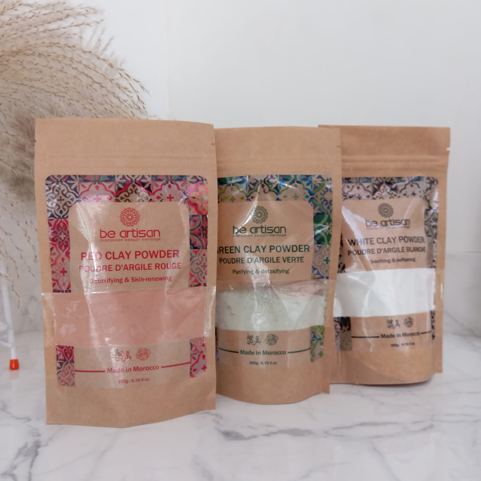 Argile en Poudre Naturelle – Soin purifiant naturel pour le visage, le corps et les cheveux Be Artisan