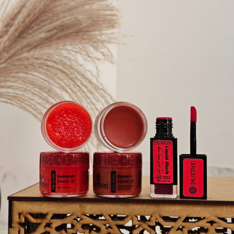 Pack Soin des Lèvres – Gommage, Baume et Blush Liquide pour des Lèvres Douces et Sublimées – Image 2