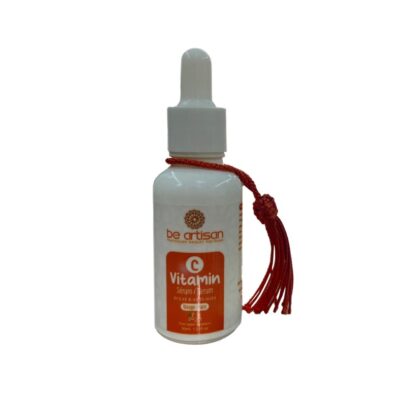 Sérum vitamine C visage Maroc Be Artisan flacon blanc pipette 30ml éclatant